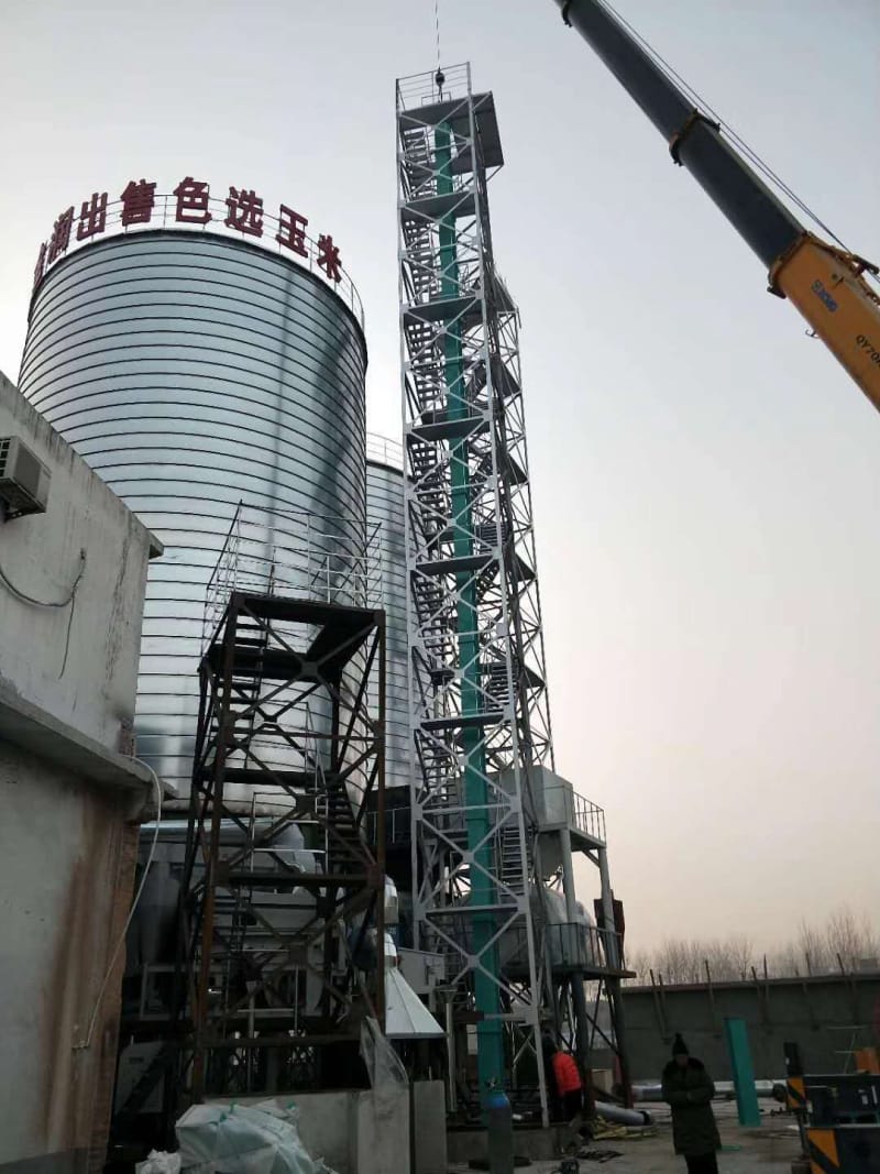 安徽臨泉金潤農副產品購銷有限公司鋼板倉工程